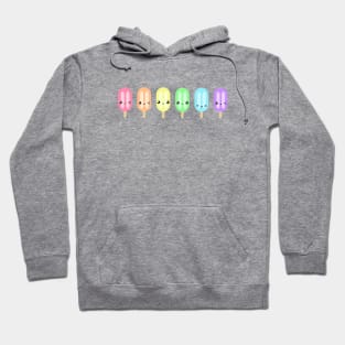 Kawaii Pastel Popsicles Hoodie